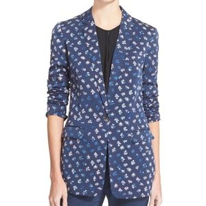 Diane Von Furstenberg Vinley Silk Blazer - 8